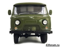 Коллекционная масштабная модель 1:43 Автобус УАЗ-452В, хаки (Start Scale Models)